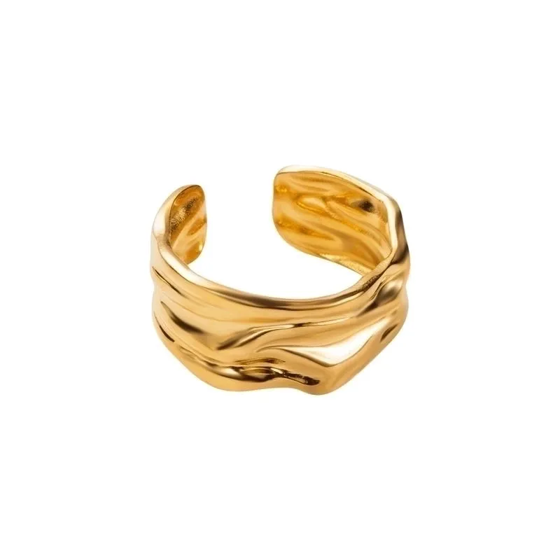 Modern Style Simple Style Snake Stainless Steel Rings