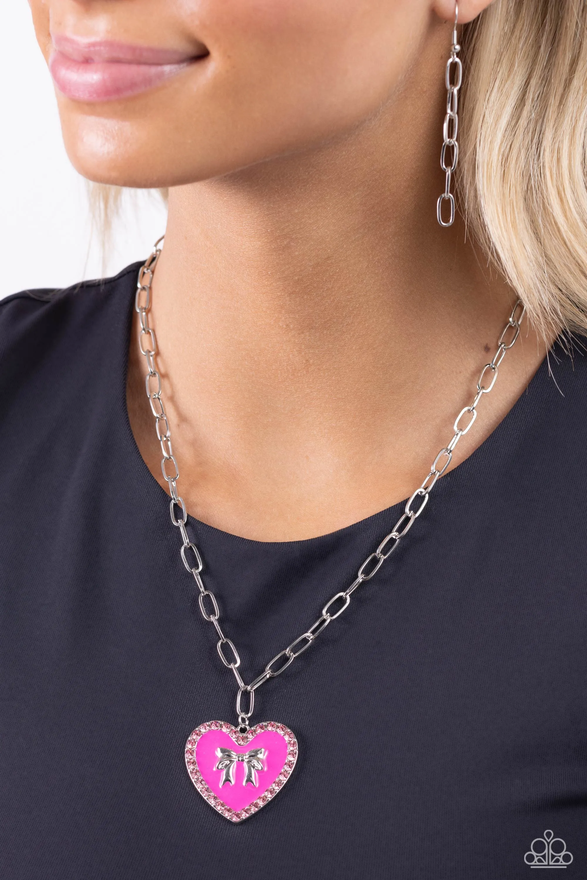 Necklaces Romantic Gesture - Pink VDAY V135