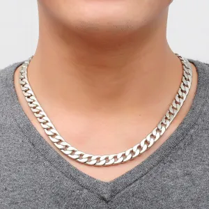 New Brand Cool Men Necklace Alloy Silver Jewelry Vintage Link Chain Genuine Solid alloy Thick Chain Wholesale men Jewelry