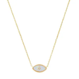 Opal Evil Eye Necklace