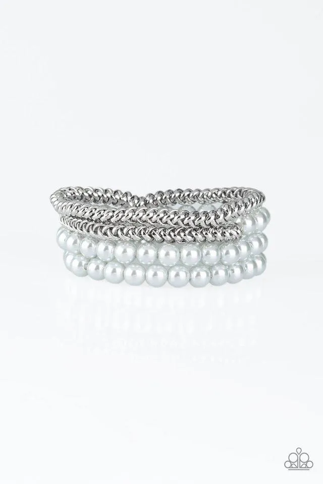 Paparazzi Bracelet ~ Industrial Incognito - Silver