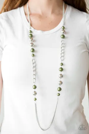 Paparazzi Necklace ~ Uptown Talker - Green