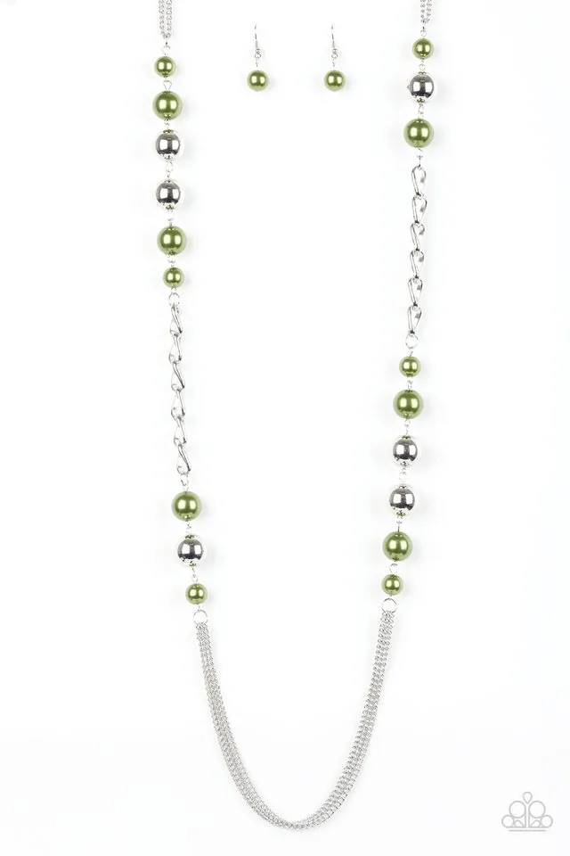 Paparazzi Necklace ~ Uptown Talker - Green