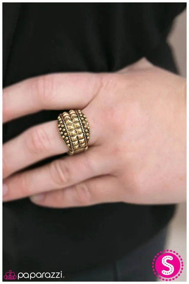 Paparazzi Ring ~ For What Its Worth - Brass