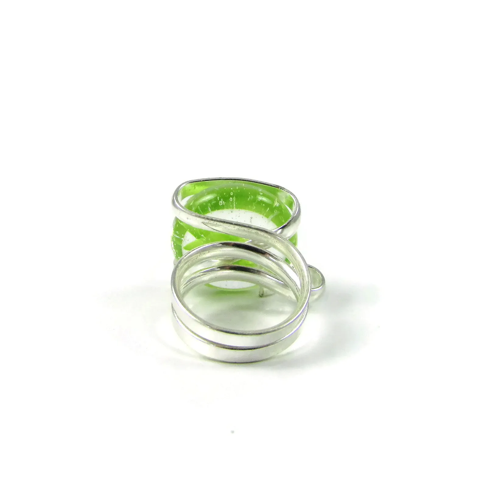 Parallel Ring - Green Stripe