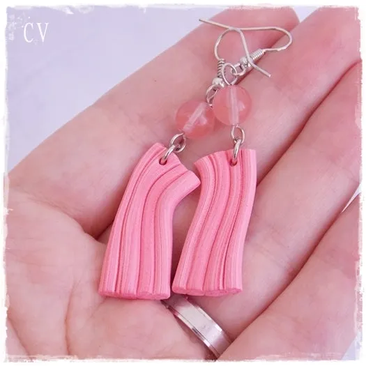 Pastel Coral Earrings