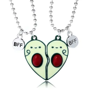 Personalized Magnetic Cute Bff Necklaces Set