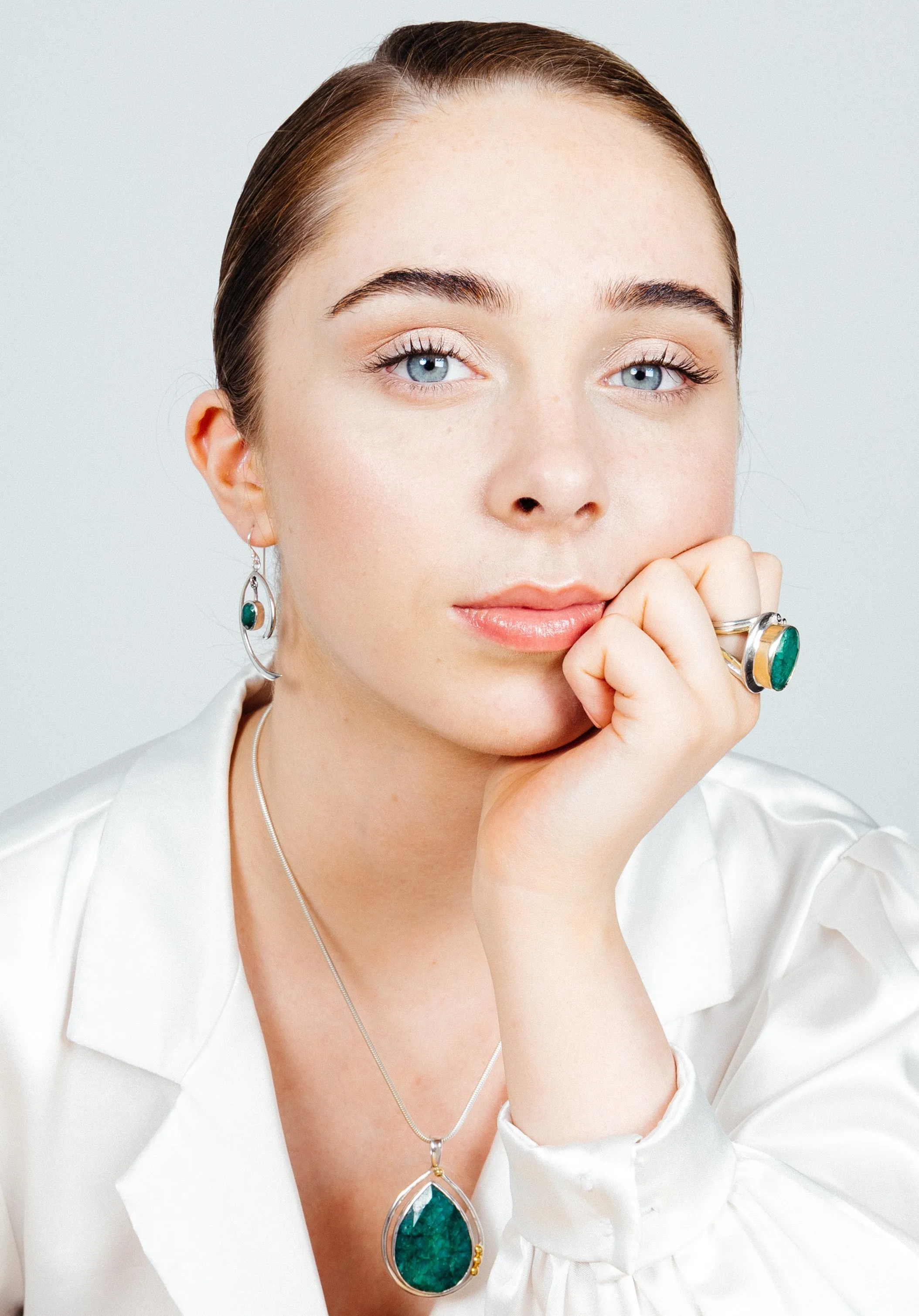 Primrose Earrings in various gemstones