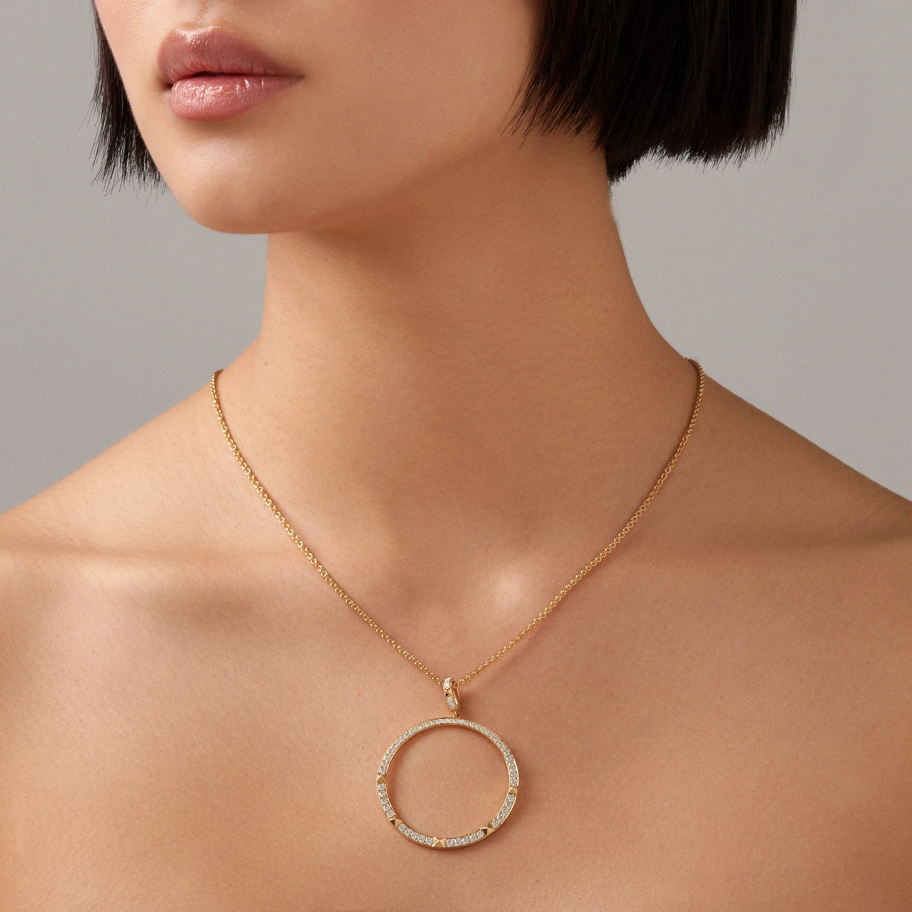 R.08® Pendant Necklace | Yellow Gold