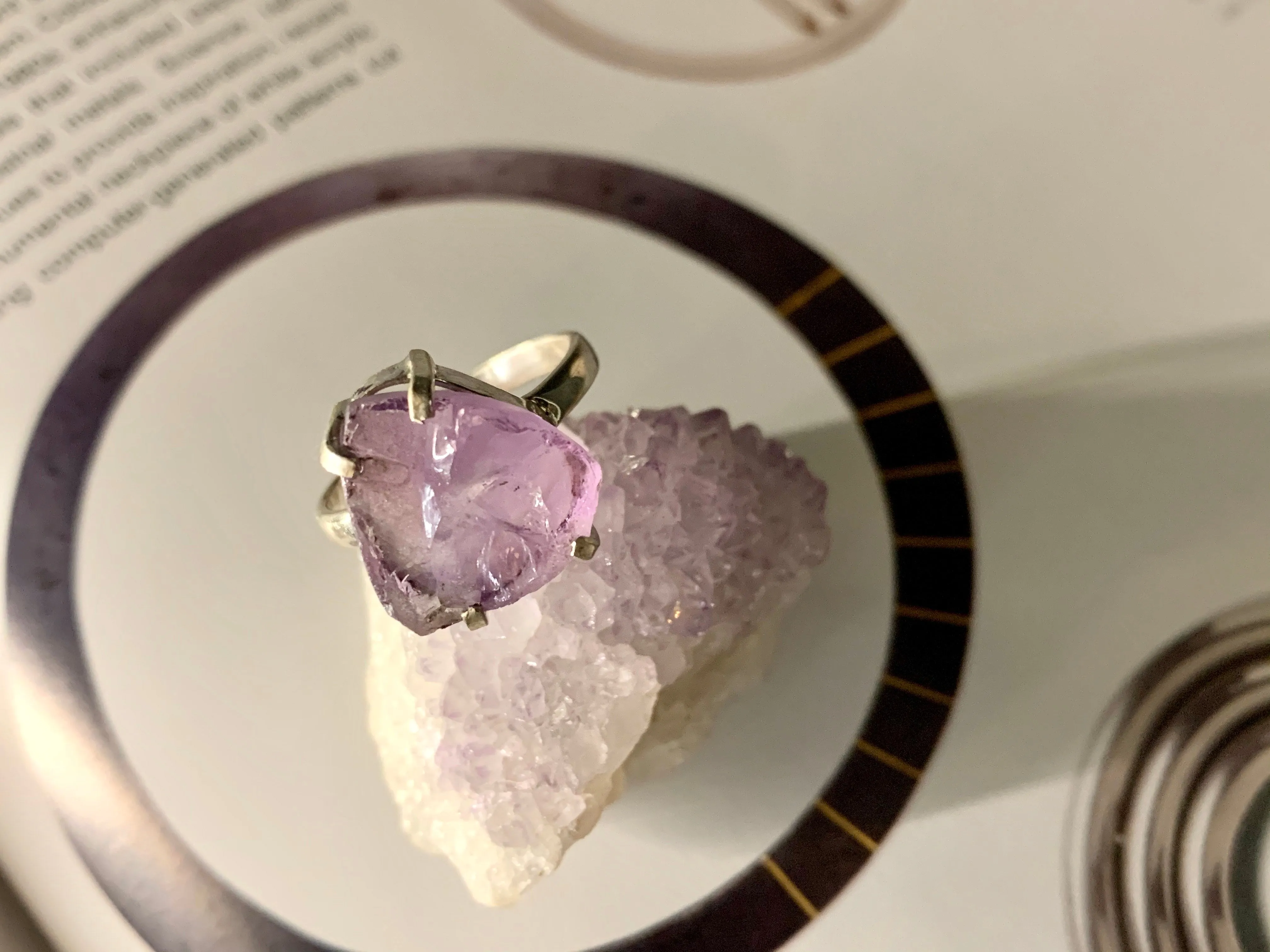 Raw Amethyst Sanaa Ring