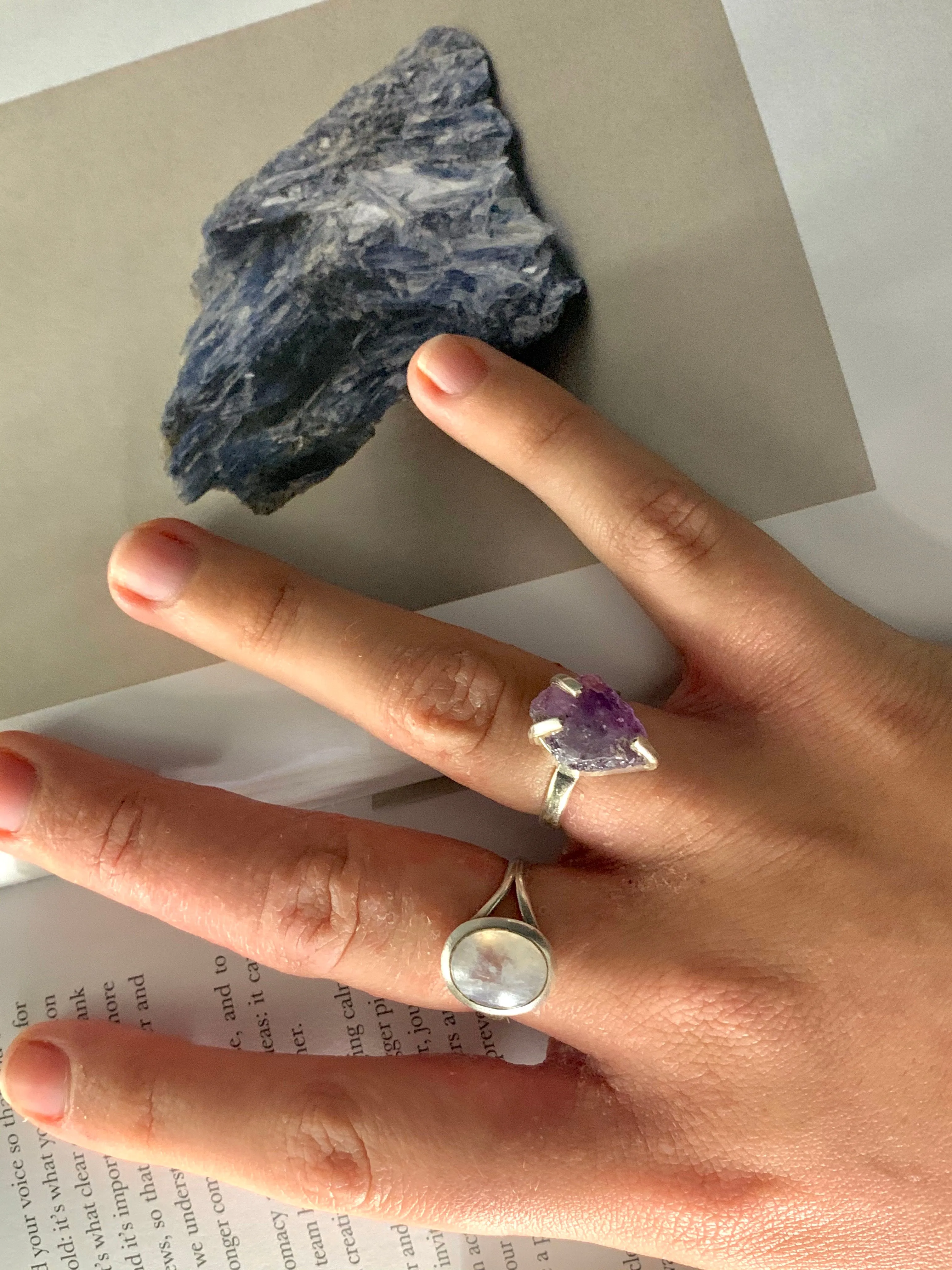 Raw Amethyst Sanaa Ring