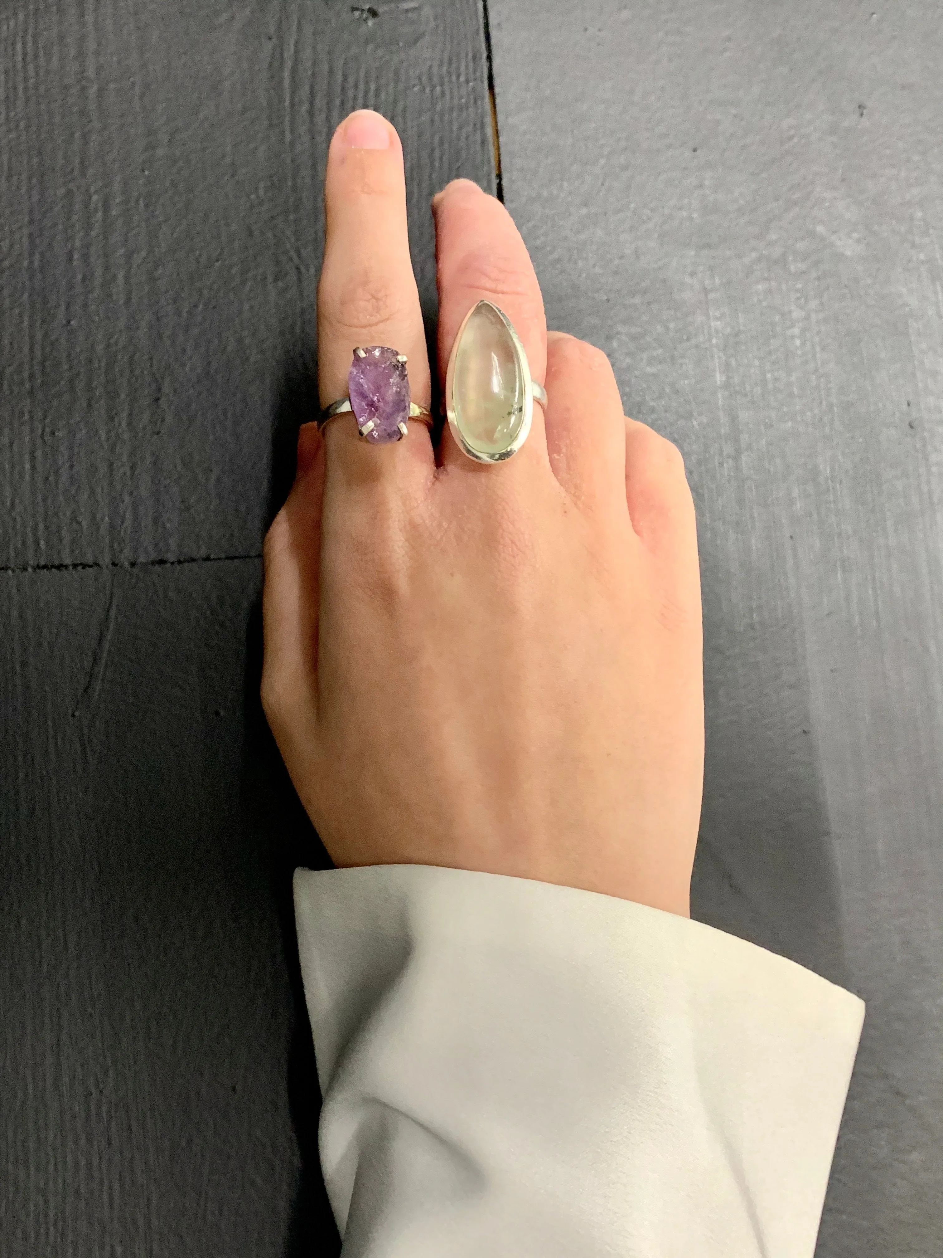 Raw Amethyst Sanaa Ring