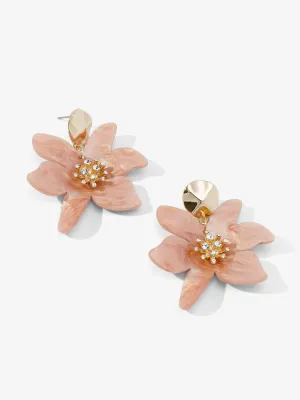 Resin Flower Earrings