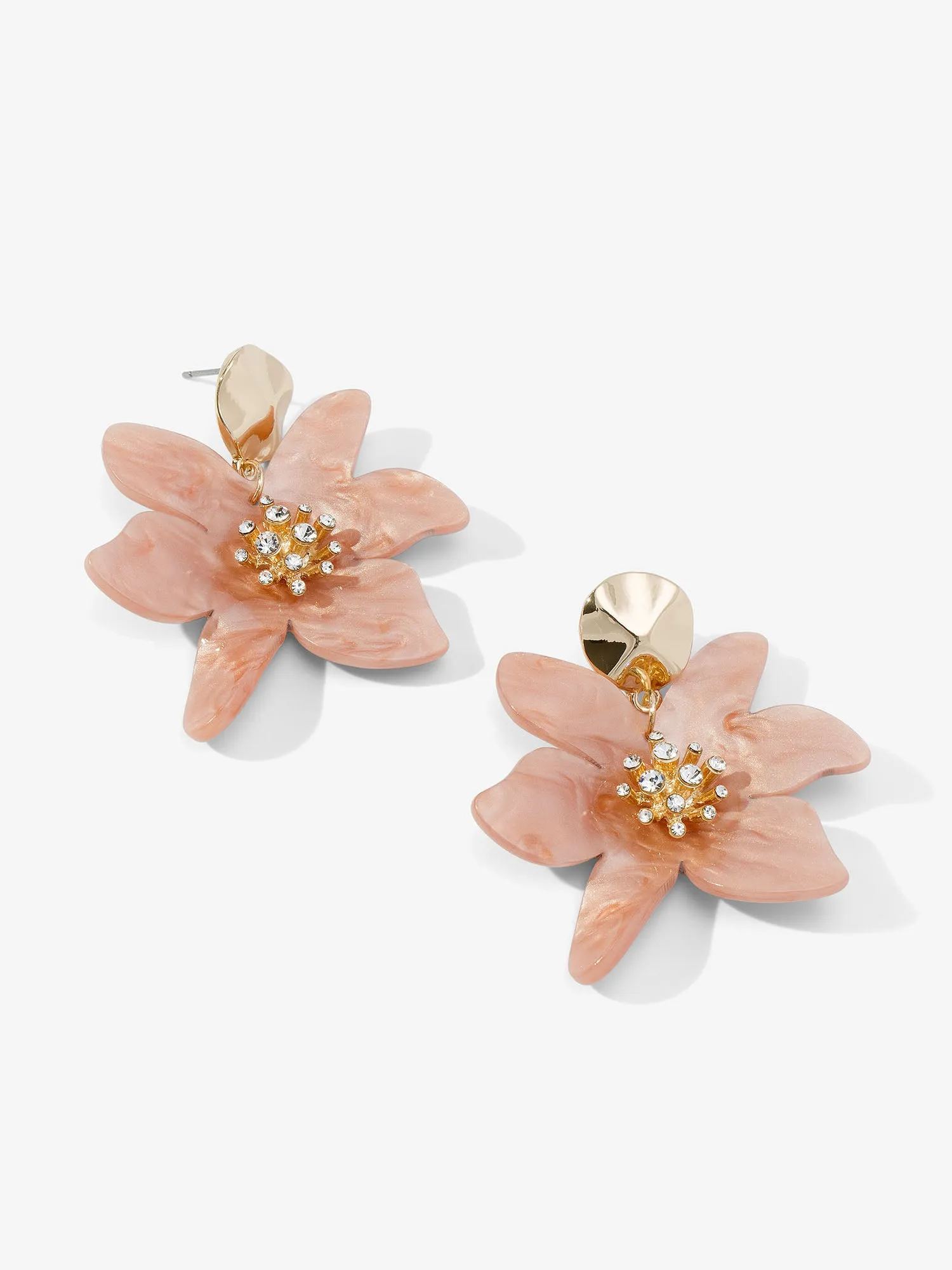 Resin Flower Earrings