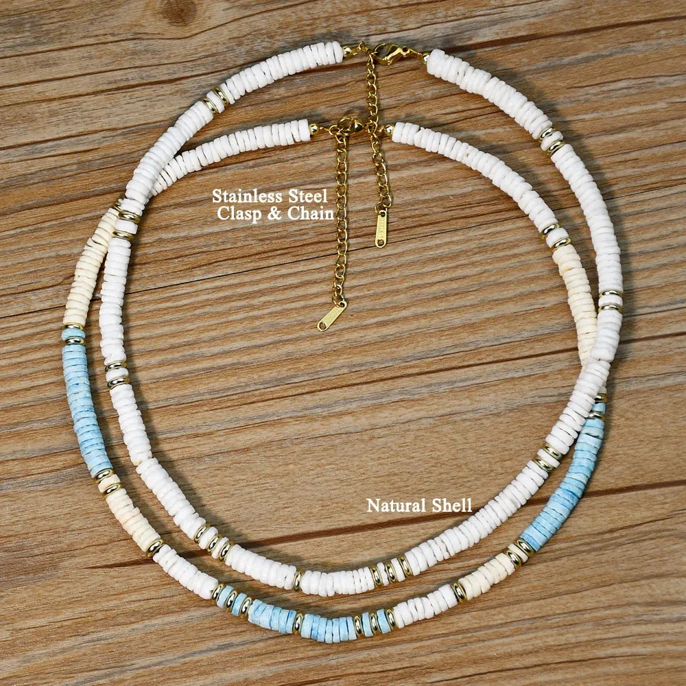 Shell Handmade Beaded Choker Surfer Necklaces