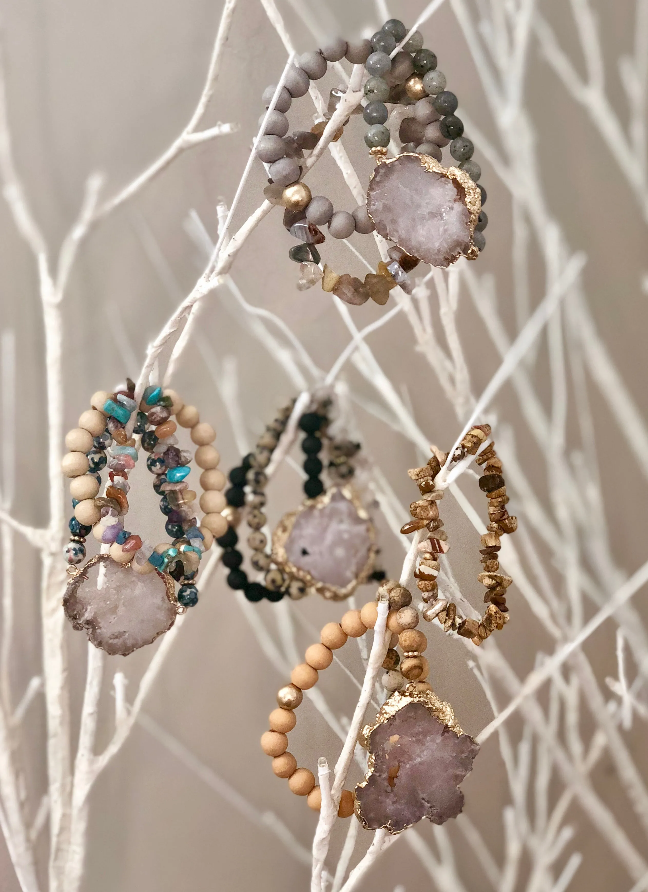 Siempre Druzy Bracelet Sets