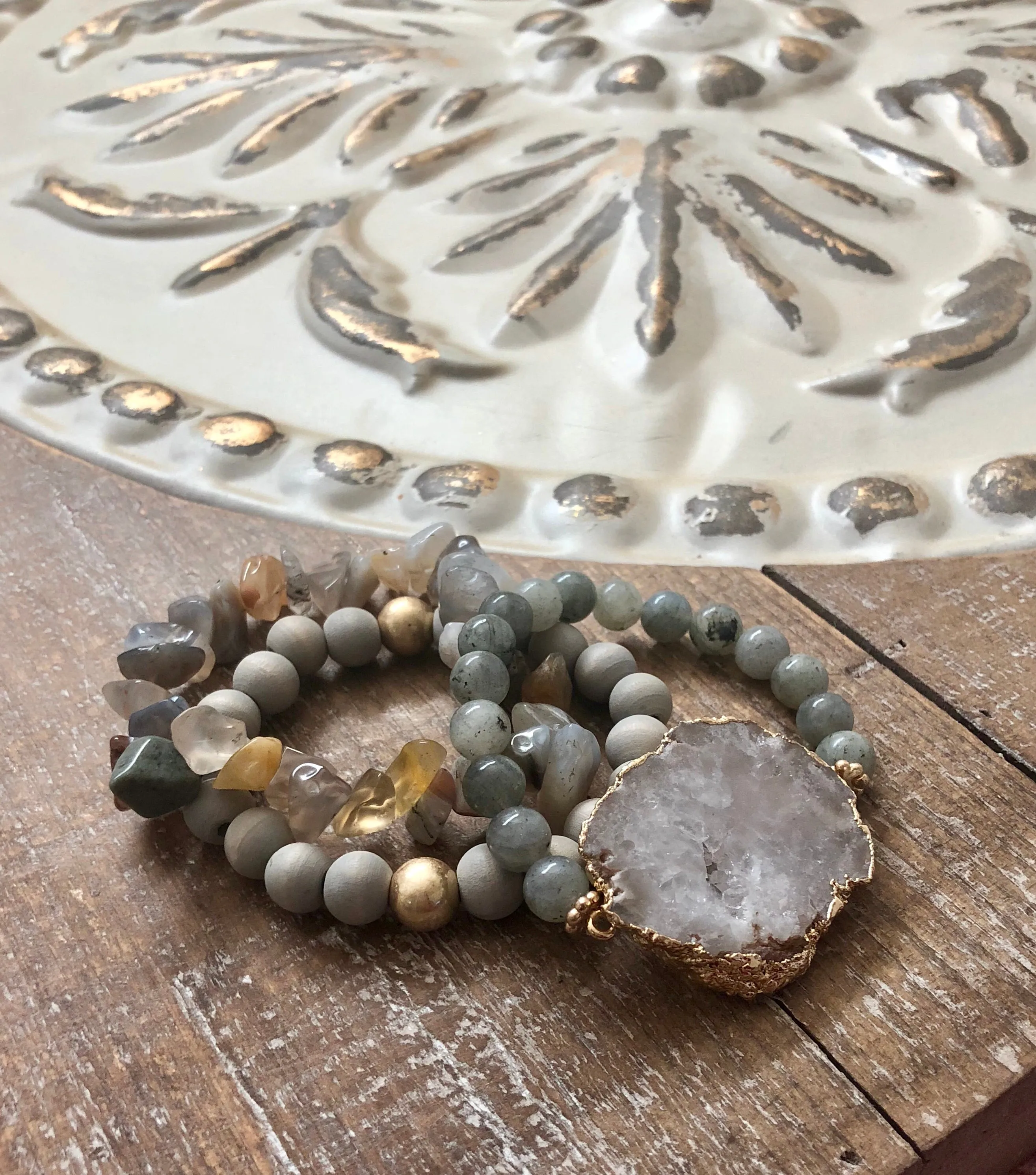 Siempre Druzy Bracelet Sets