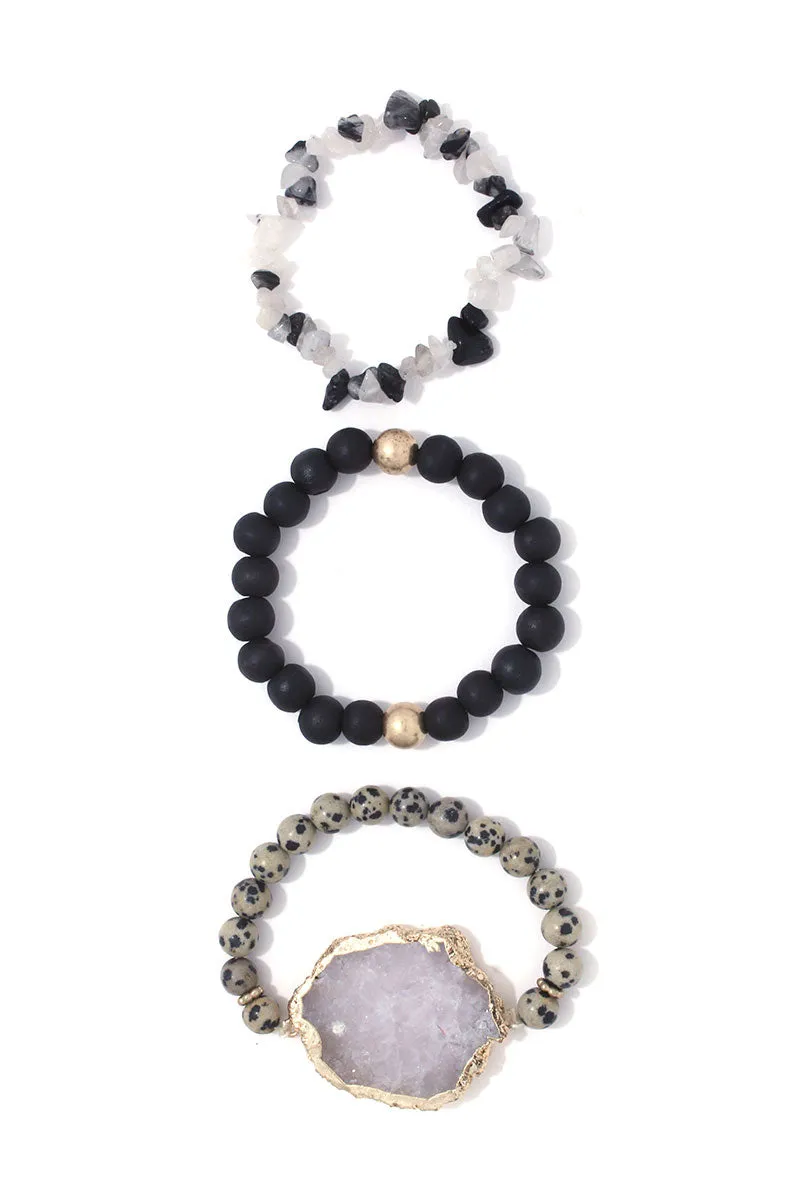 Siempre Druzy Bracelet Sets