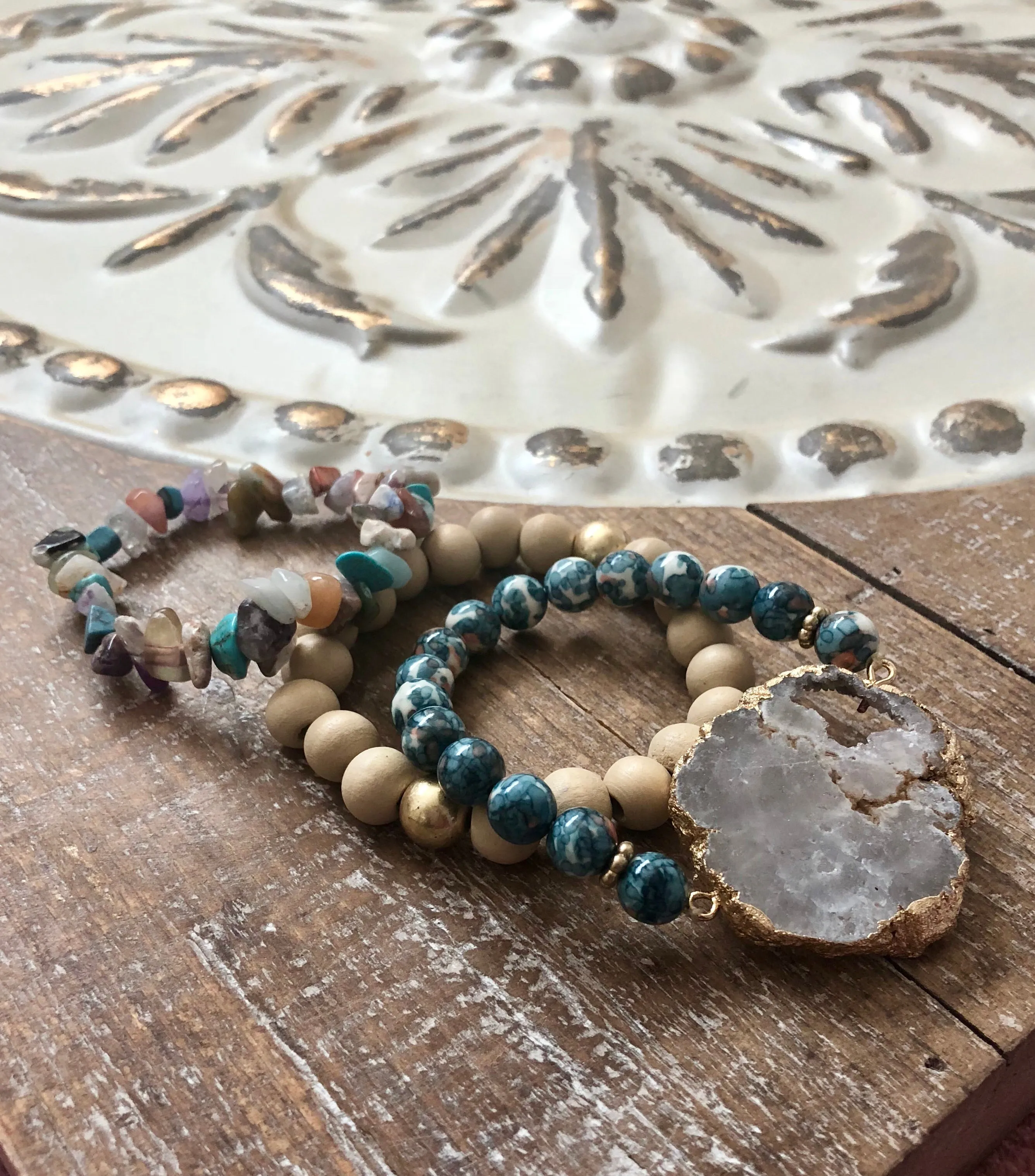 Siempre Druzy Bracelet Sets