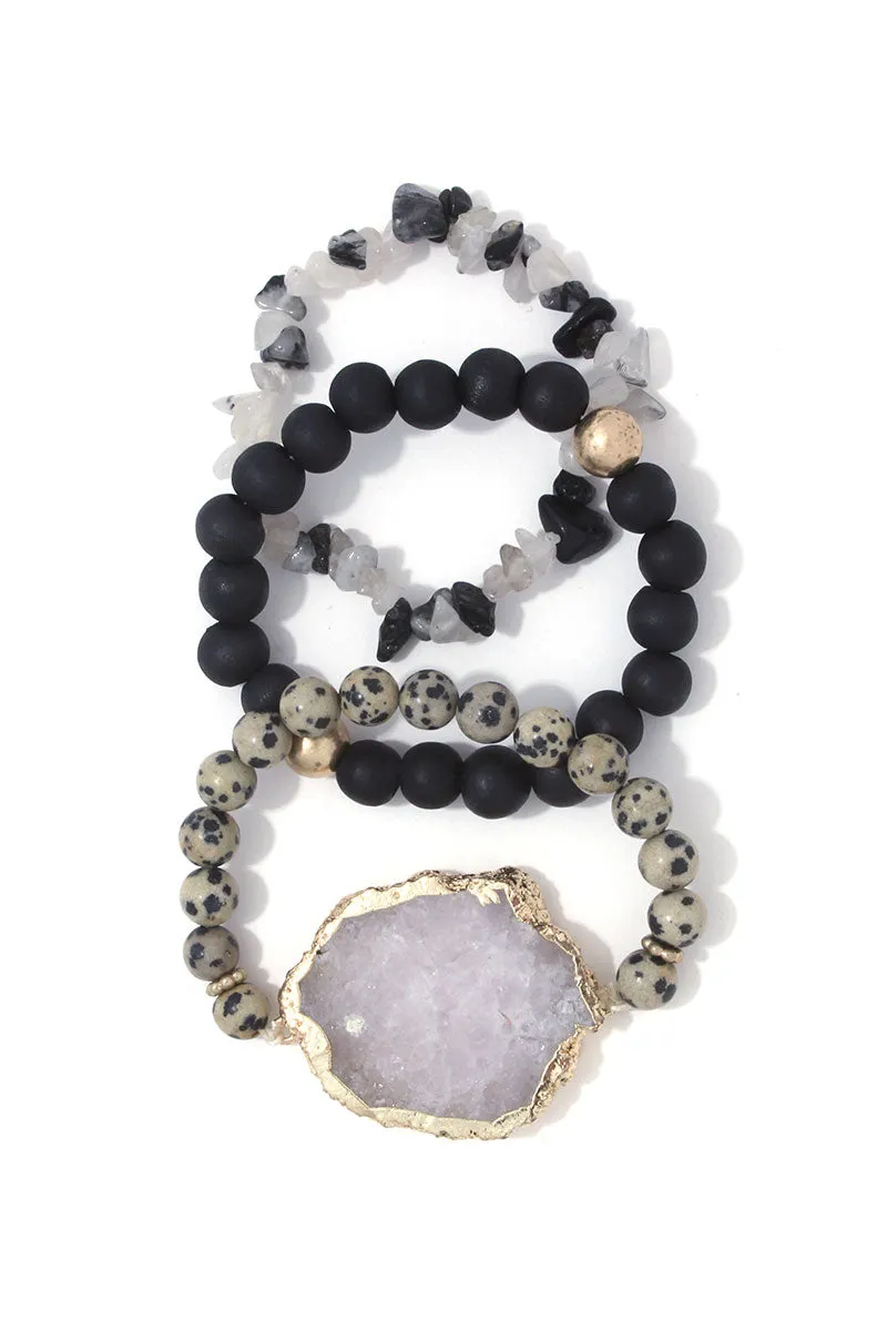 Siempre Druzy Bracelet Sets