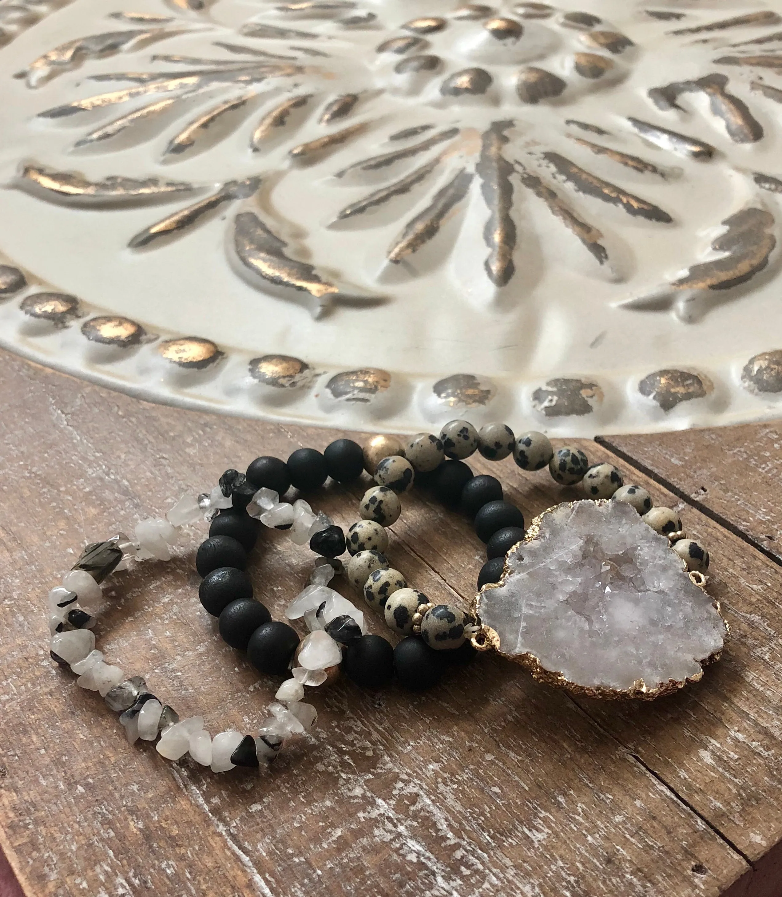 Siempre Druzy Bracelet Sets