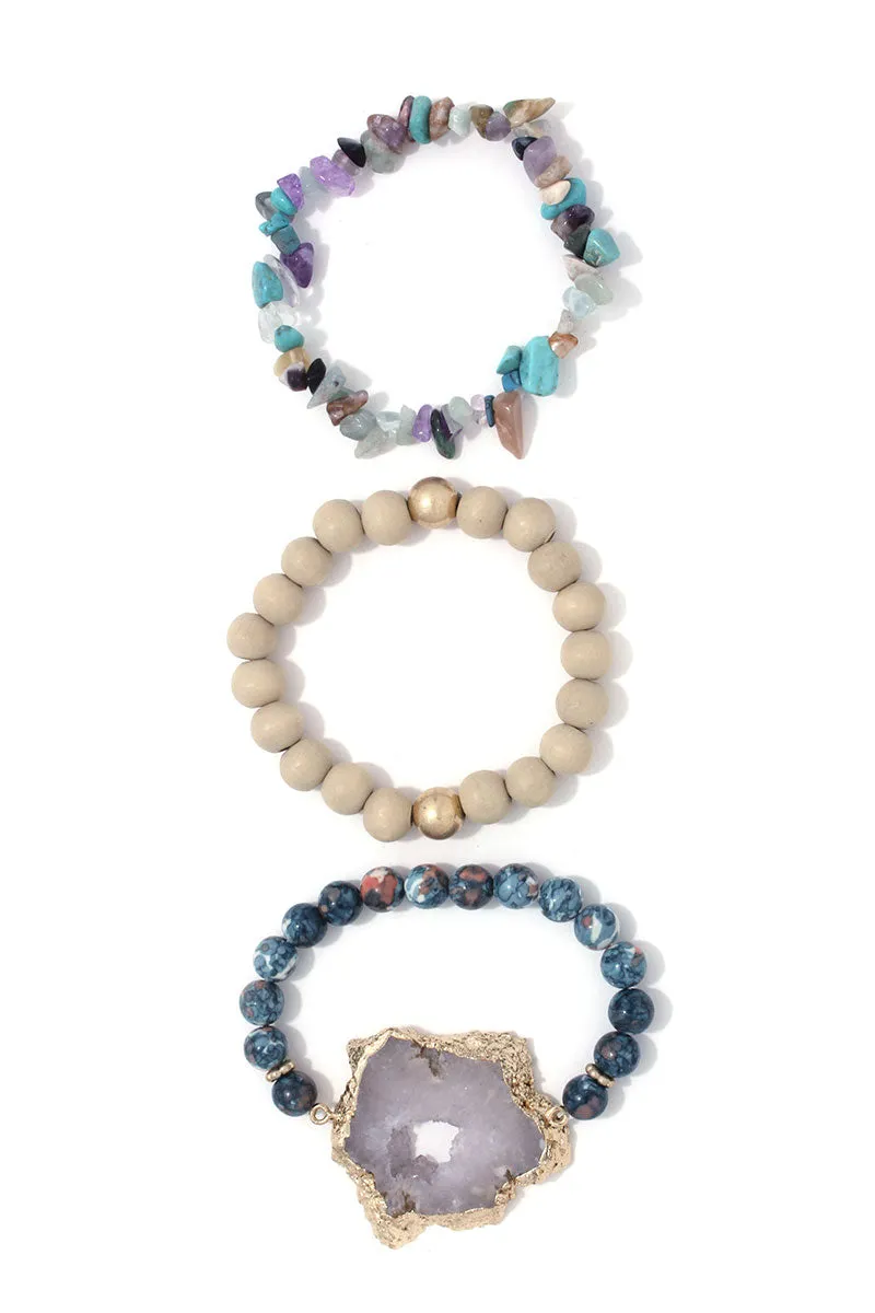 Siempre Druzy Bracelet Sets