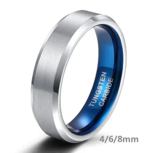 Simple Men's Tungsten Carbide Wedding Band