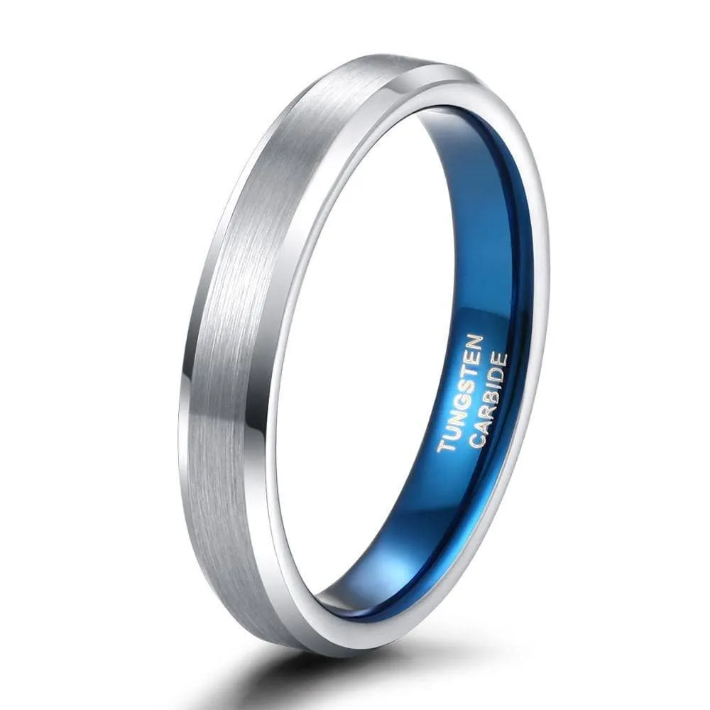 Simple Men's Tungsten Carbide Wedding Band