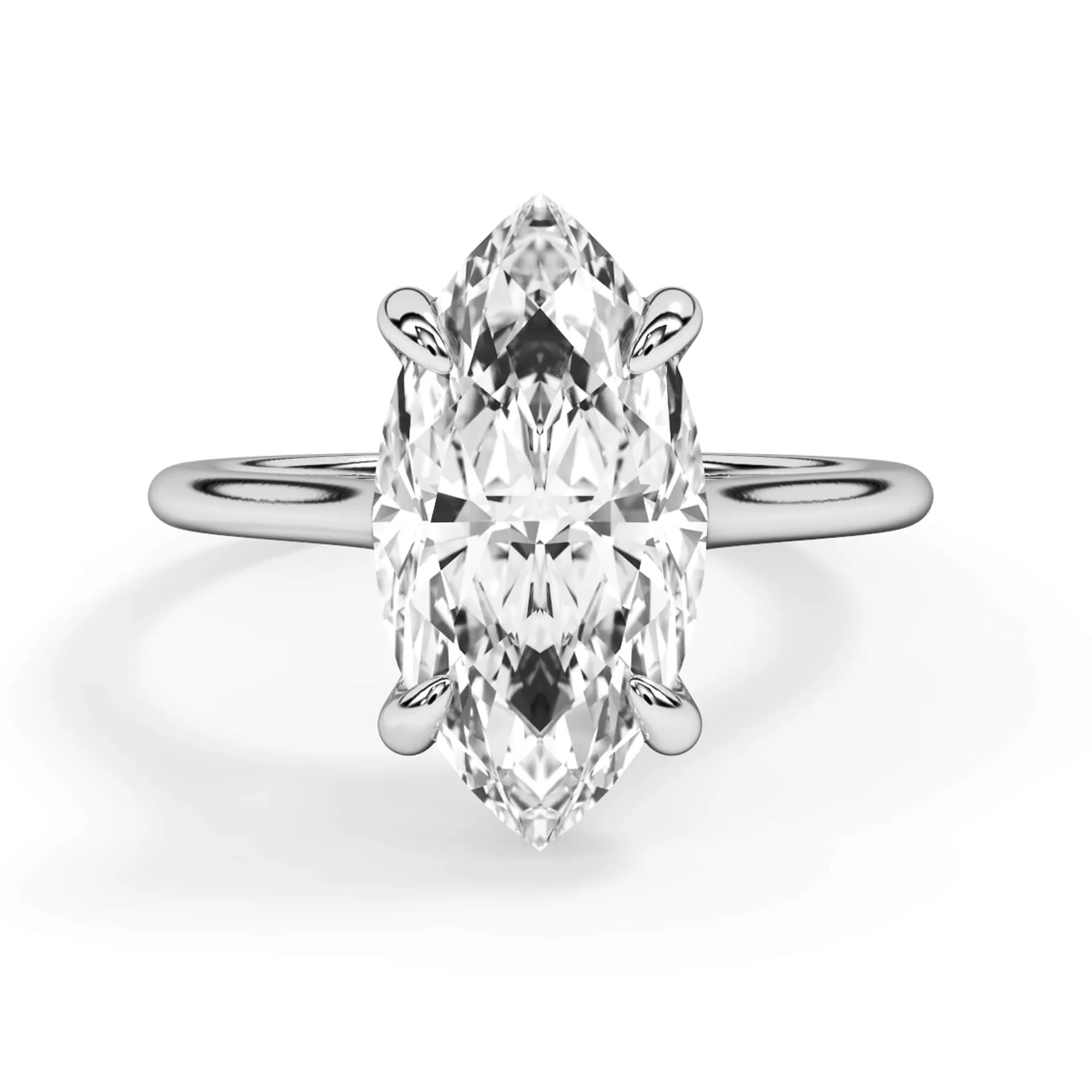 Simple Solitaire Engagement Ring