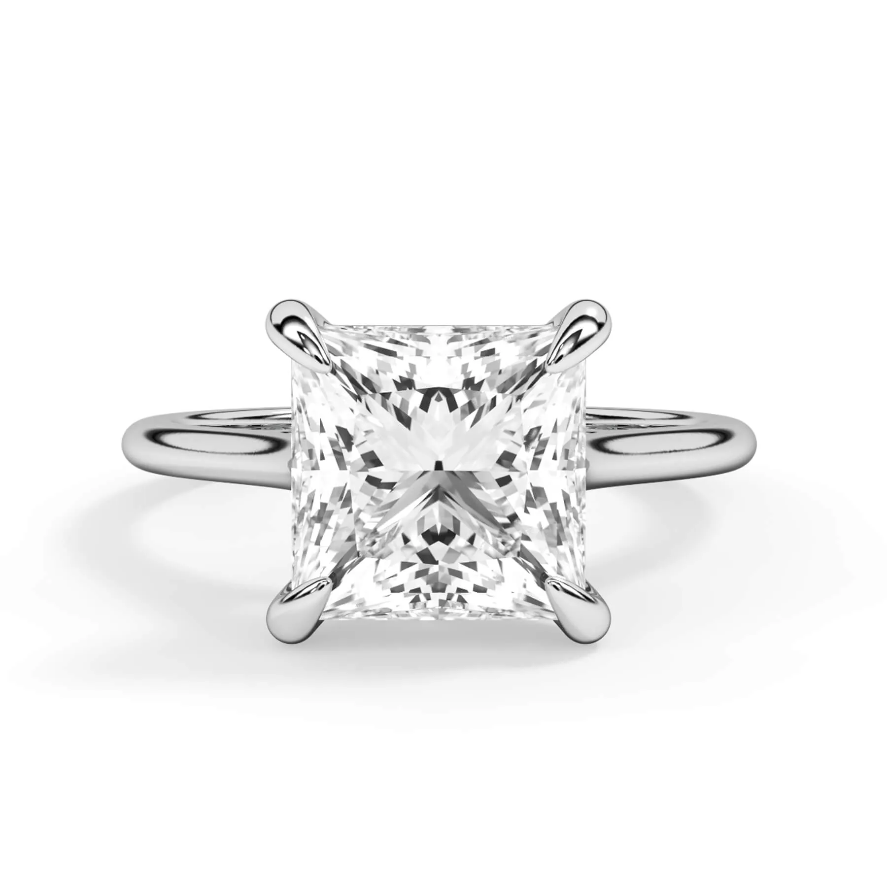 Simple Solitaire Engagement Ring