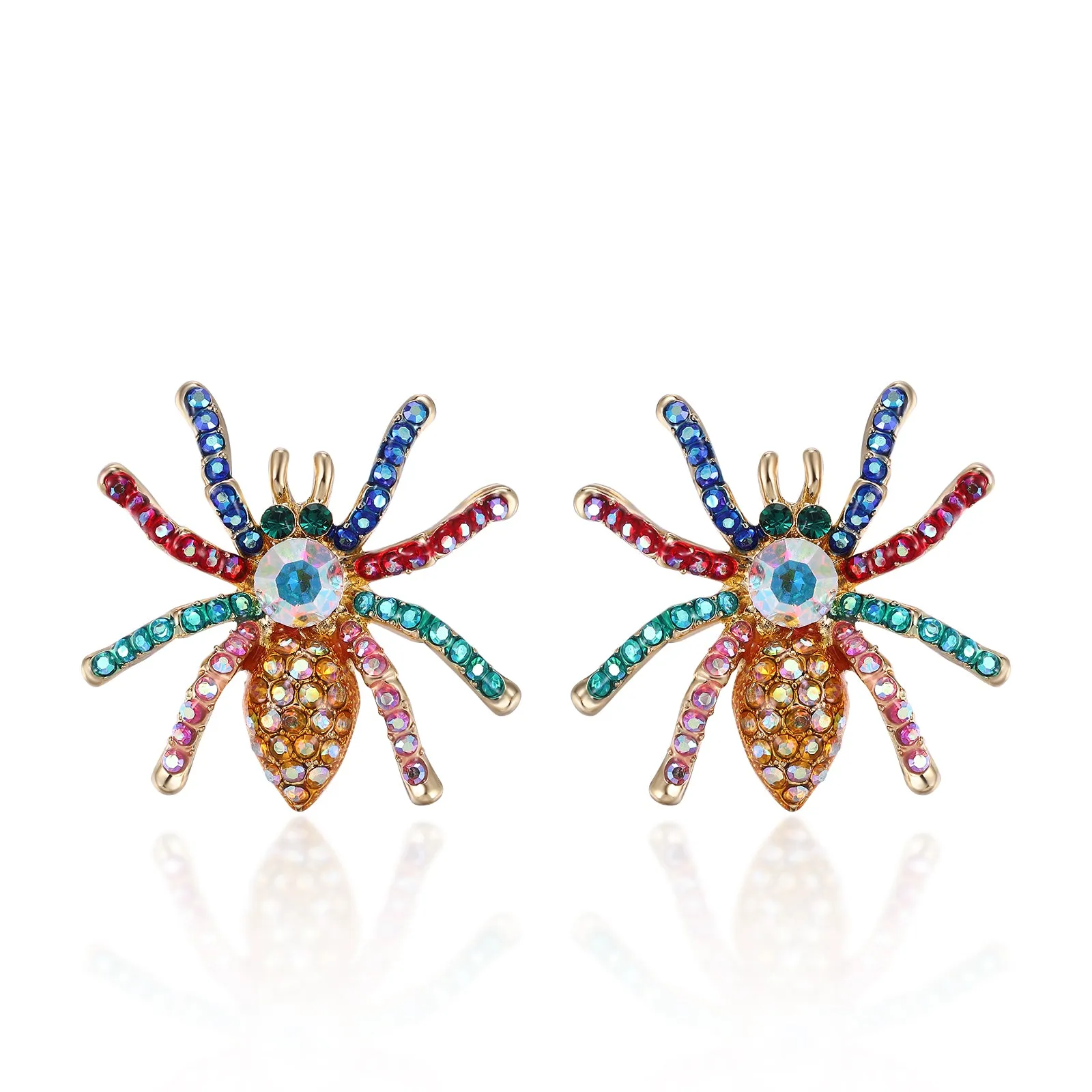 Sparkling Spider Earrings