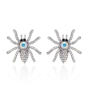 Sparkling Spider Earrings