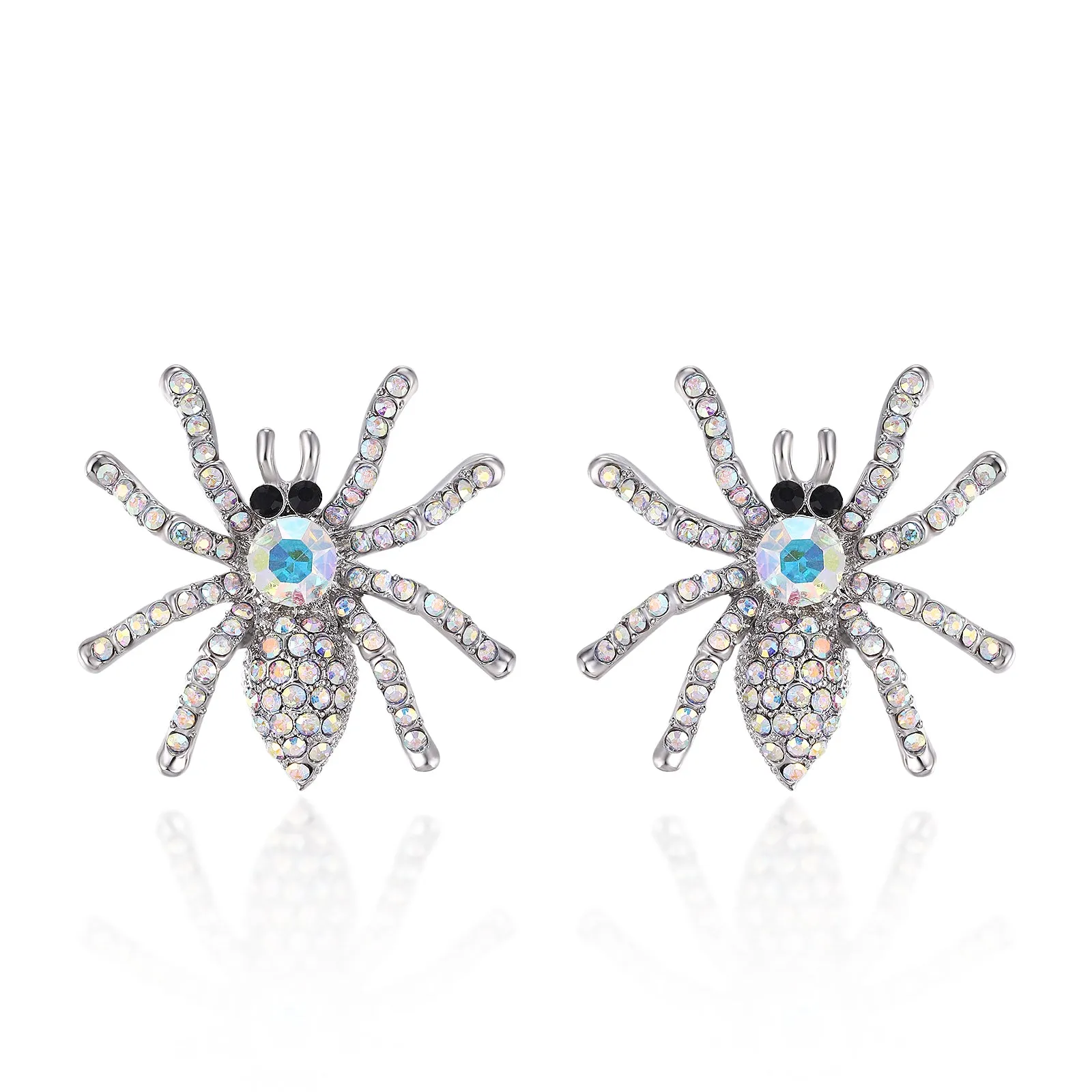 Sparkling Spider Earrings