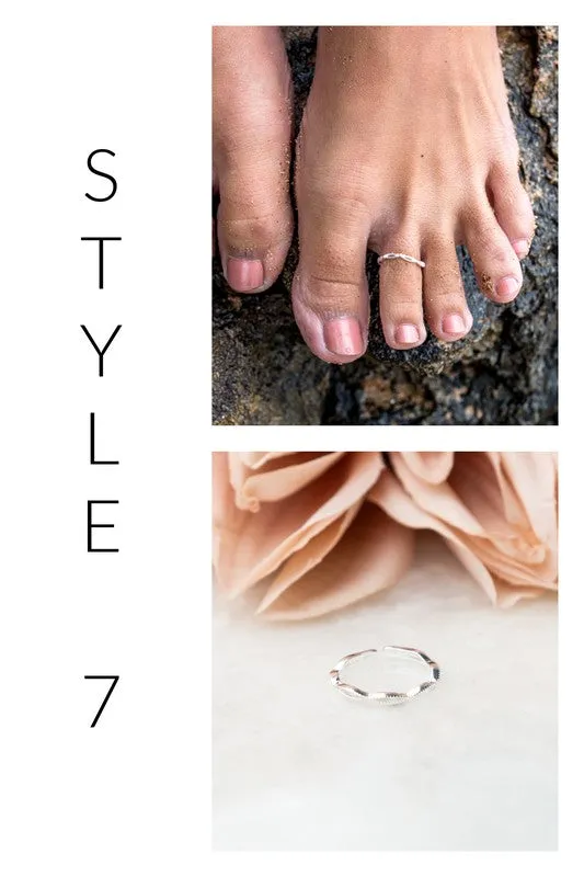 Sterling Silver Toe Rings