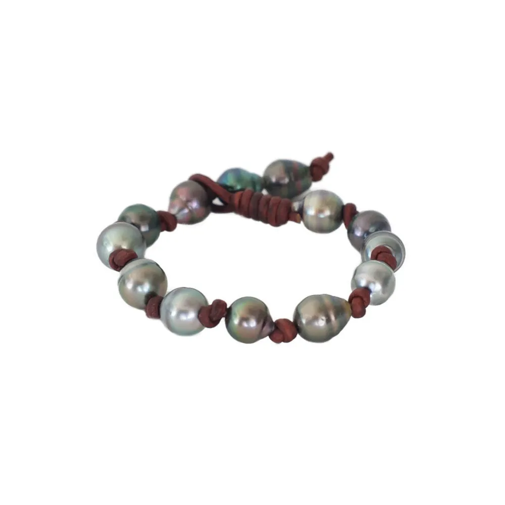 Tahitian Pearl Eternity Bracelet