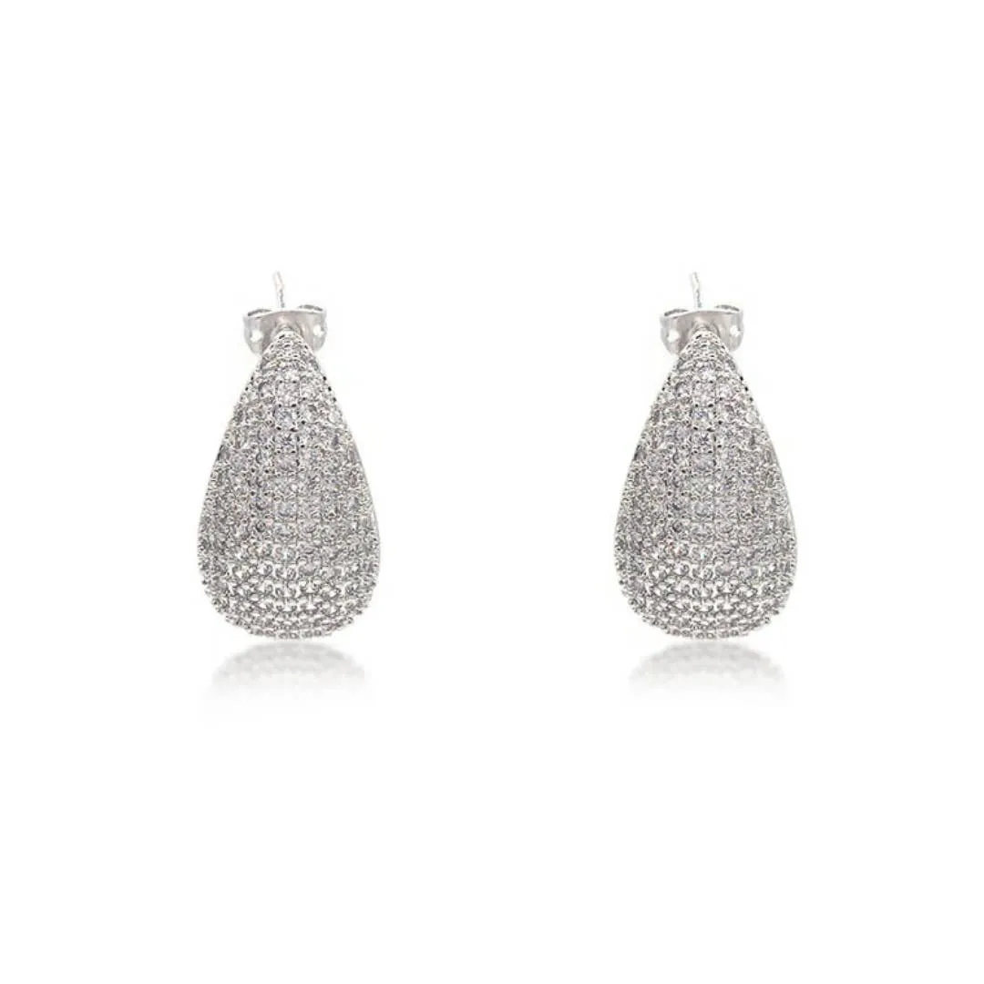 Teardrop Water Drop Statement Earring