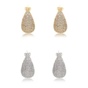 Teardrop Water Drop Statement Earring