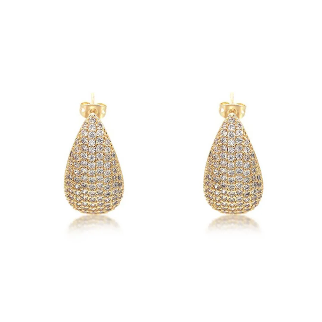 Teardrop Water Drop Statement Earring