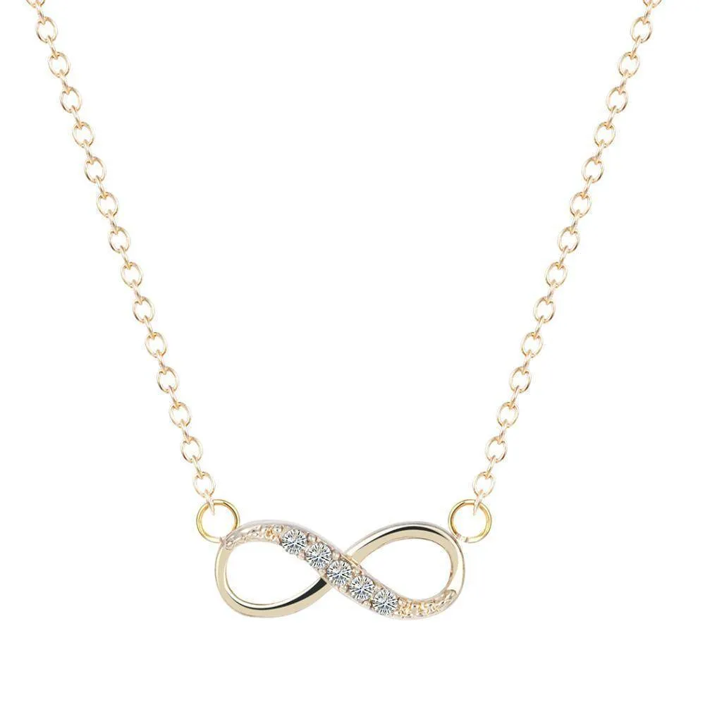 Tiny Infinity Pendant Necklace