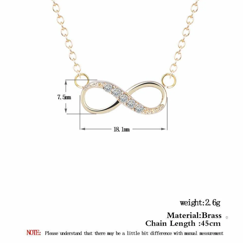 Tiny Infinity Pendant Necklace