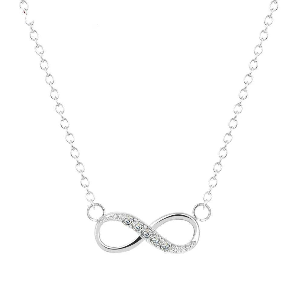 Tiny Infinity Pendant Necklace