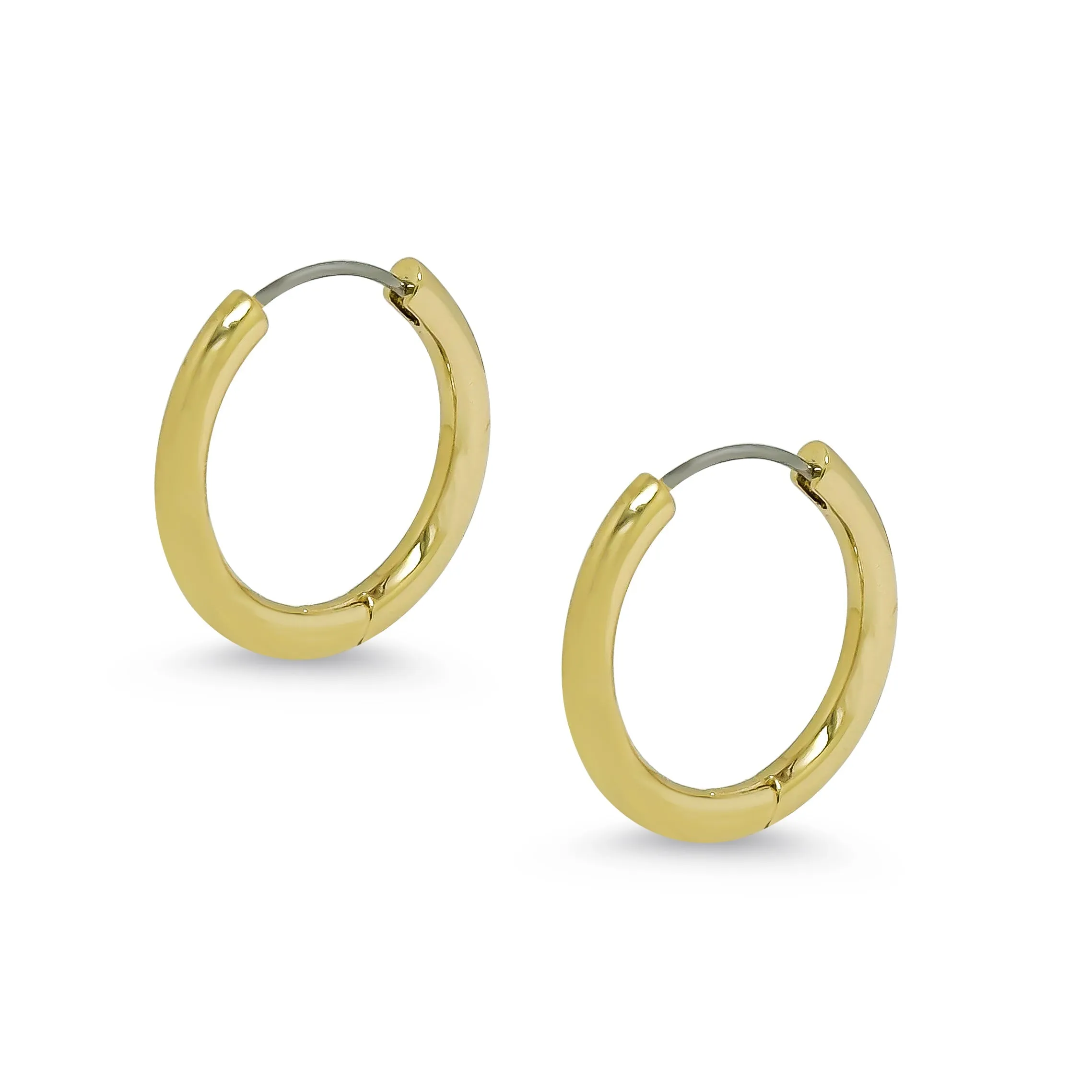 Tubular Hoop Earrings - Large