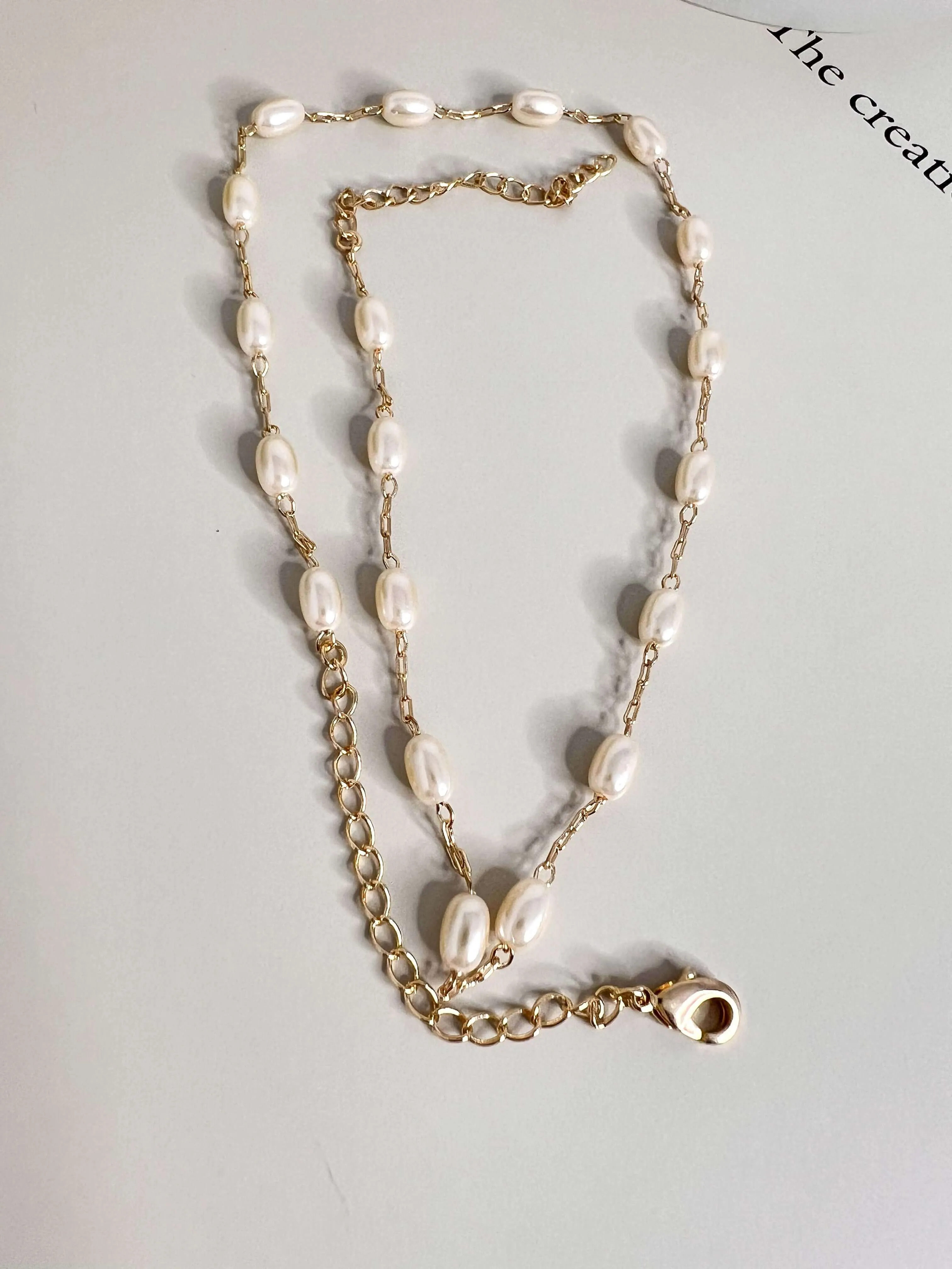 Velani Dainty Pearl Necklace