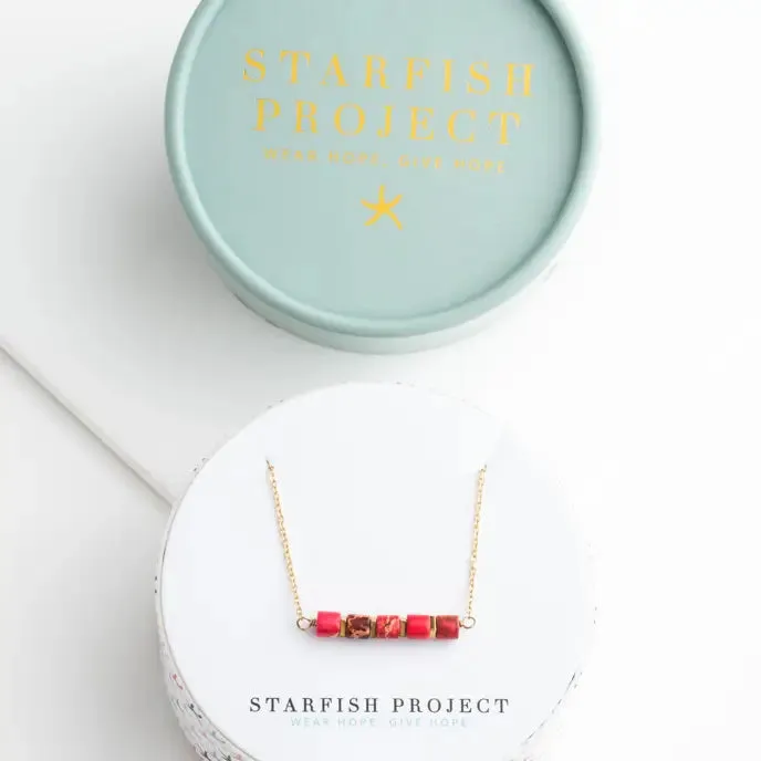 Your New Favorite Necklace in Scarlet