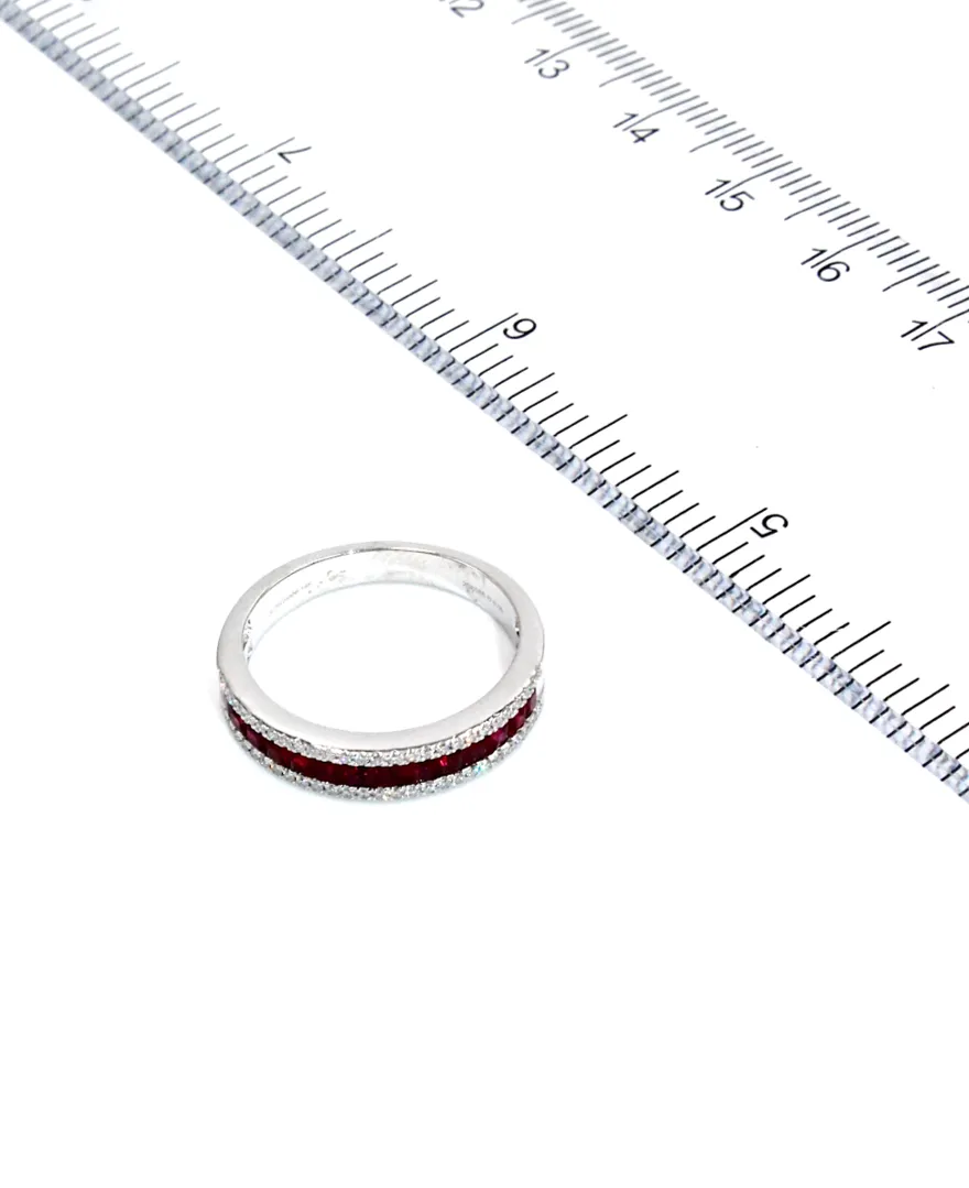 Zeghani ZR1151 Ring with Rubies