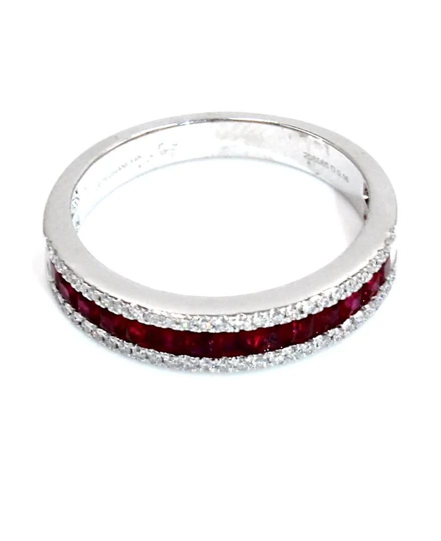 Zeghani ZR1151 Ring with Rubies